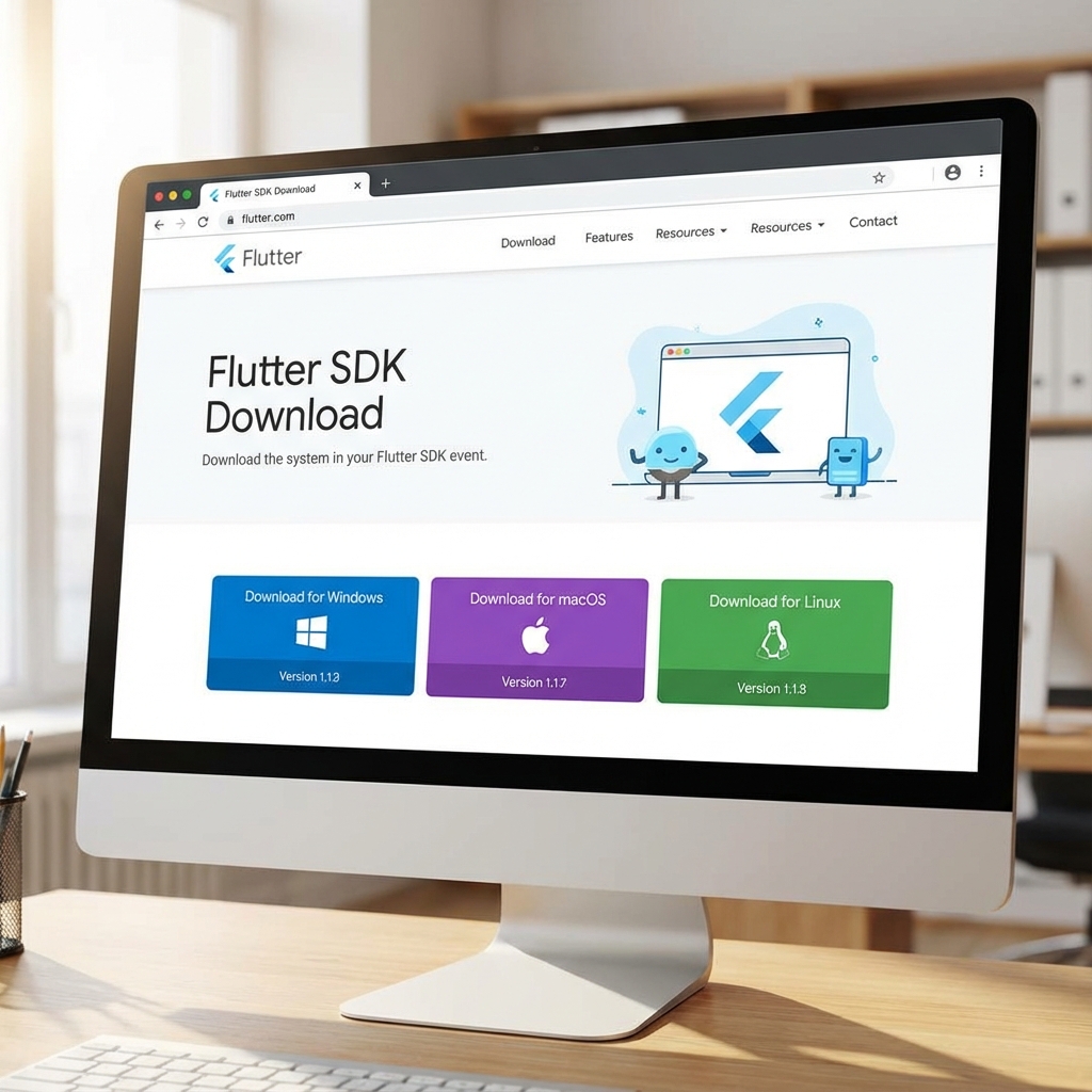 Flutter Download Page